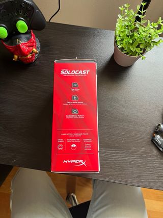 Micrófono HyperX SoloCast Compacto Negro