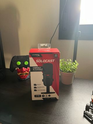 Micrófono HyperX SoloCast Compacto Negro