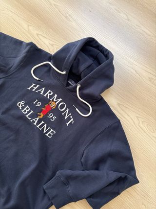 Sudadera Harmont & Blaine Azul con Capucha