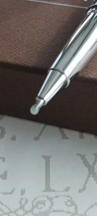 Bolígrafo Cross plateado