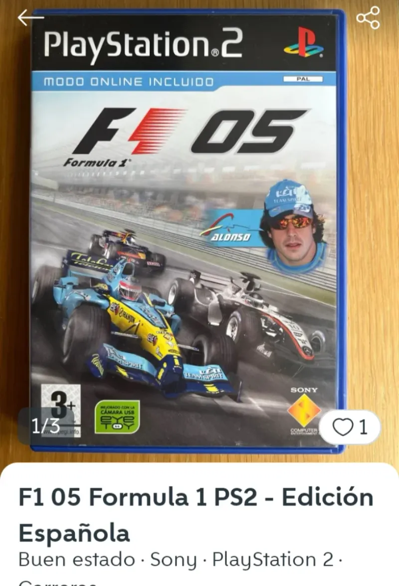 F1 05 Formula 1 PS2 Edición Española