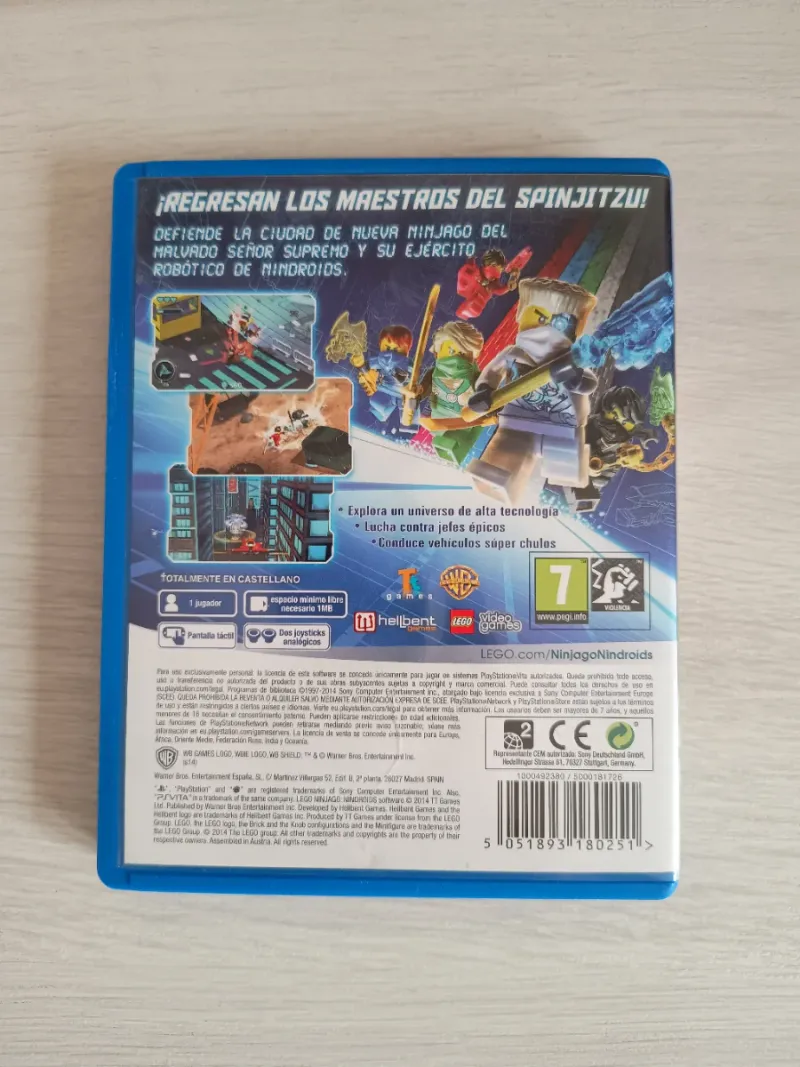 LEGO Ninjago Nindroids PS Vita afbeelding 2