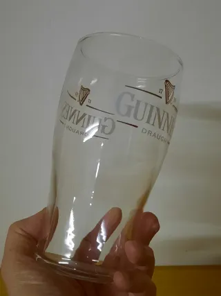 Bicchiere Guinness in Vetro Dorato