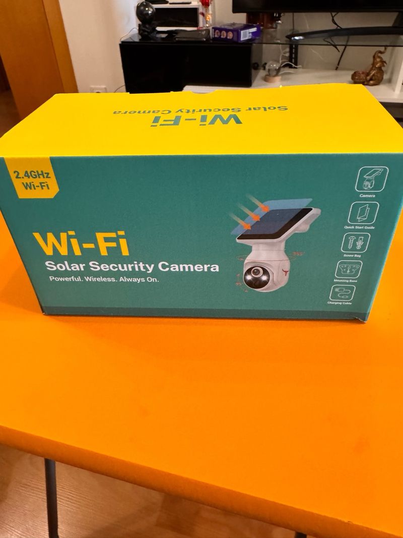 Cámara Seguridad WiFi Solar 1080p