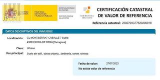 Solar en venta en Berà Mar - El Francaset en Roda de Barà