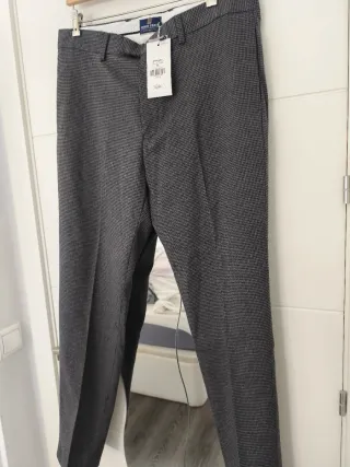 Pantalón vestir GREEN COAST gris Talla L