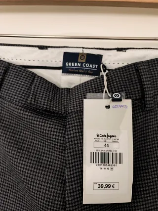 Pantalón vestir GREEN COAST gris Talla L