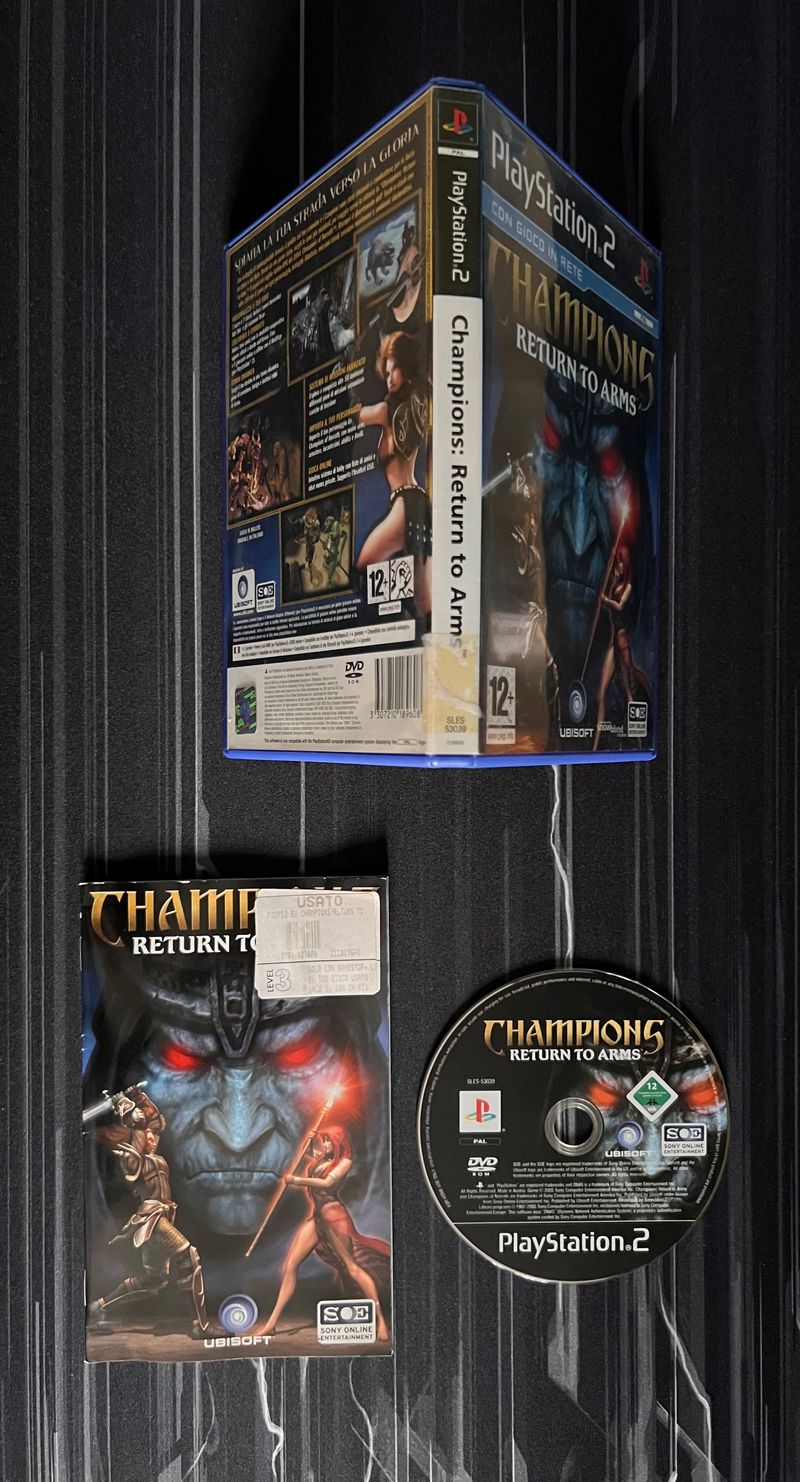 Juego de PS2 Champions Return to Arms Edición PAL Ita afbeelding 2