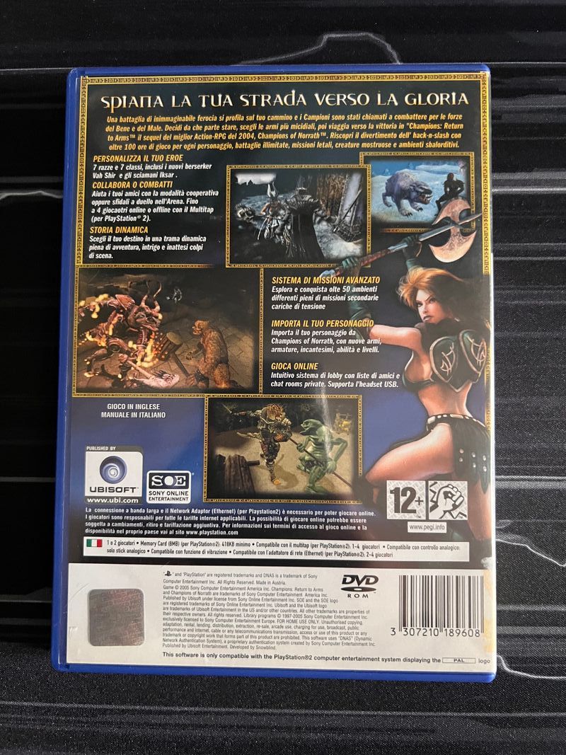 Juego de PS2 Champions Return to Arms Edición PAL Ita afbeelding 5