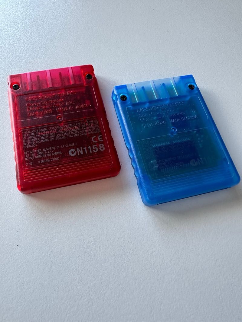 Pack Tarjetas Memoria PS2 8MB Sony afbeelding 2