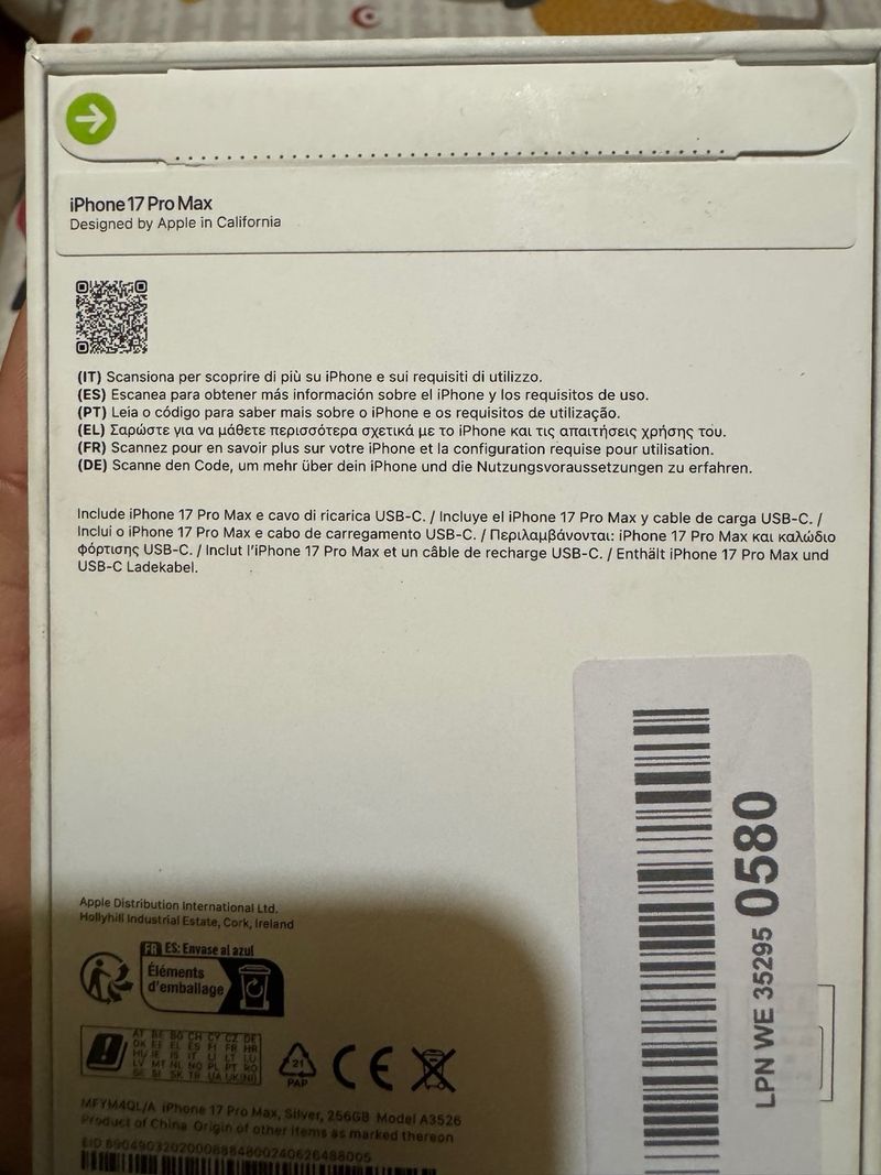 iPhone 17 Pro Max 256GB Plata afbeelding 3