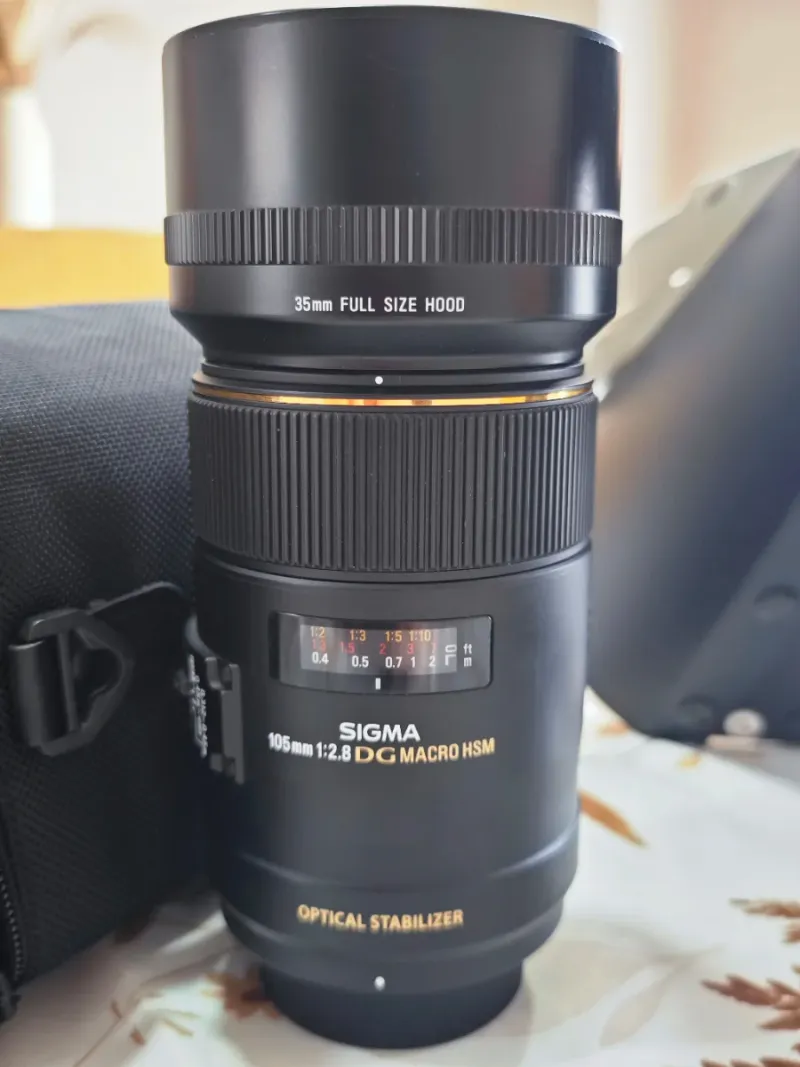 Sigma 105mm 2.8 DG Macro Nikon afbeelding 2