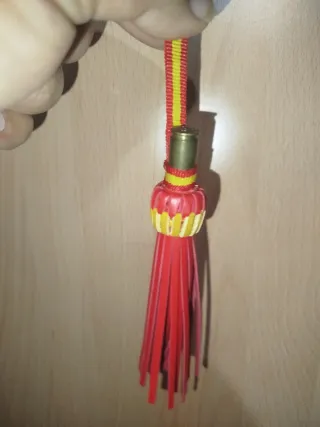 Llaveros artesanales de cuero