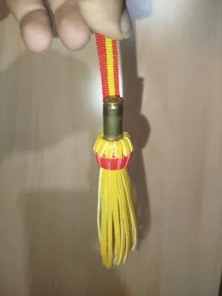 Llaveros artesanales de cuero