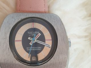 Reloj Sicura Rosa y Plateado