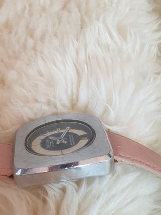 Reloj Sicura Rosa y Plateado