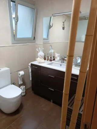 Mueble de baño + espejo + led