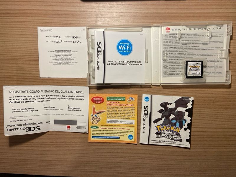 Nintendo DS Pokemon Edición Blanca completo afbeelding 4