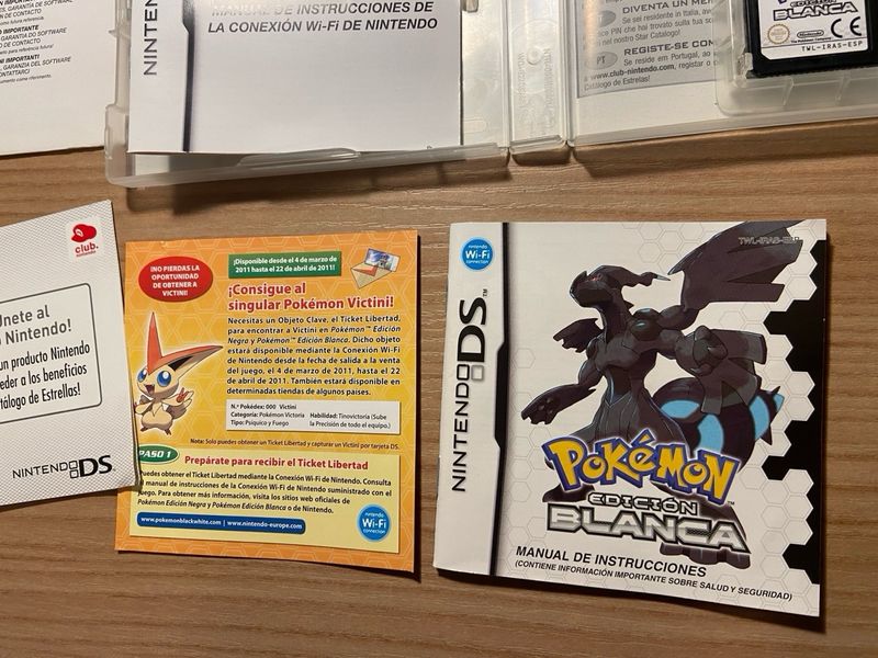 Nintendo DS Pokemon Edición Blanca completo afbeelding 7