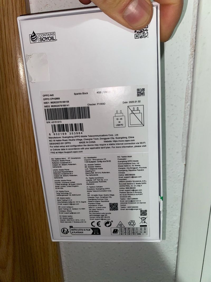 Oppo CPH2565 Negro afbeelding 3