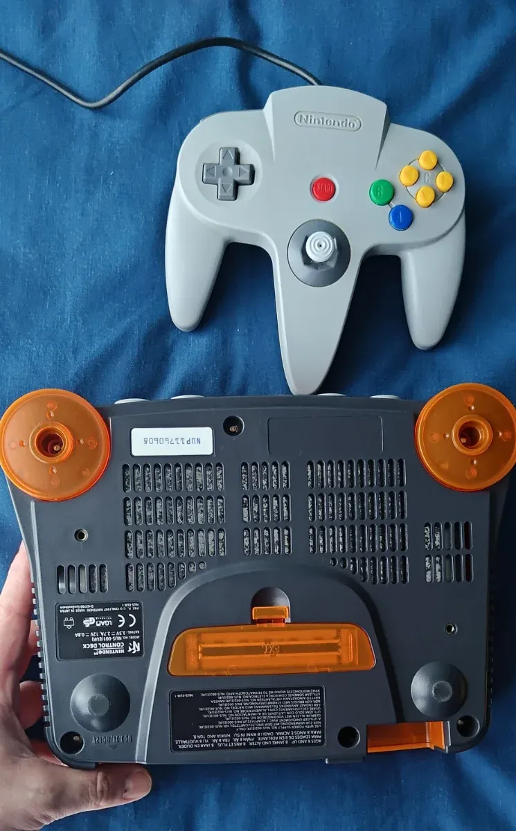 Nintendo 64 N64 Naranja Transparente afbeelding 3