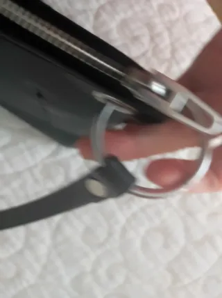 Bolso Bimba y Lola Negro Piel Texturizada