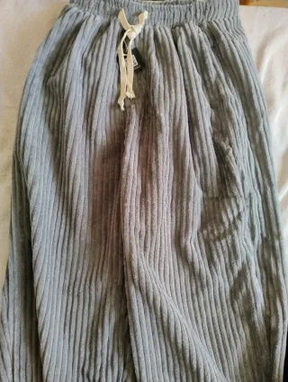 Pantalones KURO japoneses azul y gris