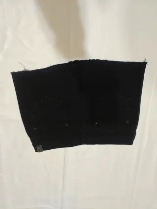 Falda vaquera negra Mango mujer