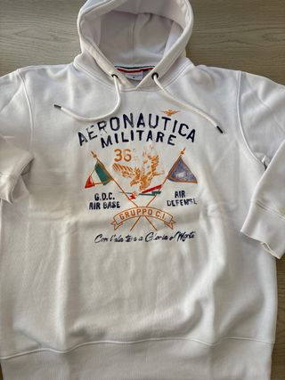 Sudadera Aeronautica Militare Blanca