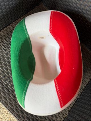 Cappello Stile Cowboy con Bandiera Italiana