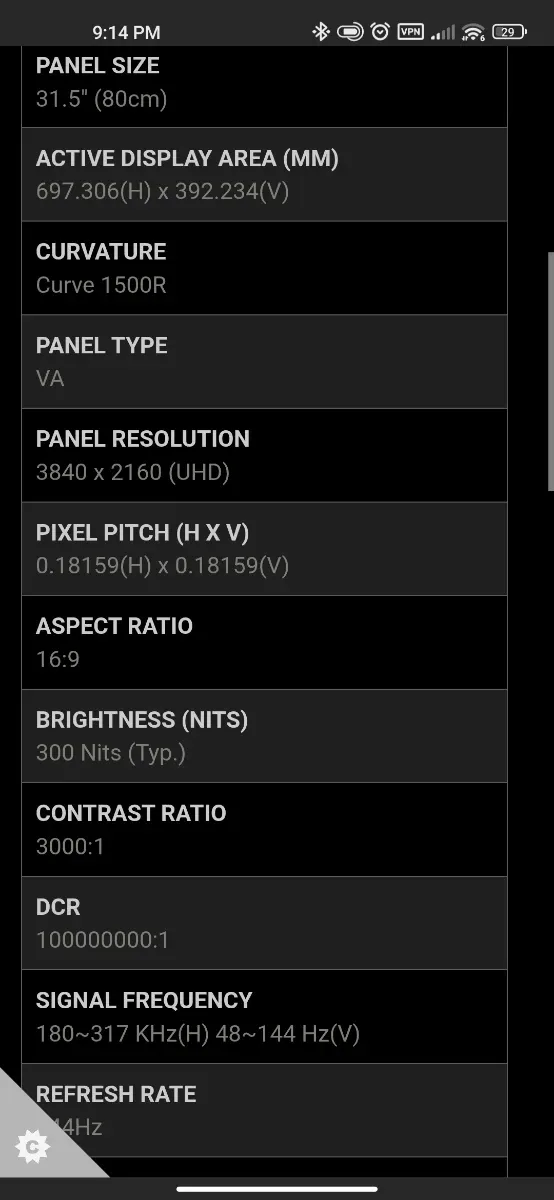 Monitor MSI 32" 4K UHD 144hz VA afbeelding 4