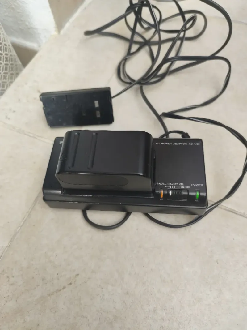 Cargador Sony AC-V35 y 2 Baterías