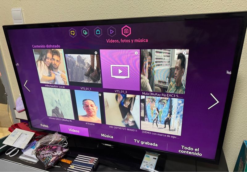 Televisión Samsung Negra
