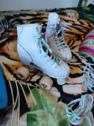 Patines blancos niña talla 32