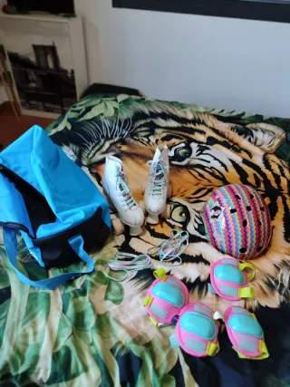 Patines blancos niña talla 32