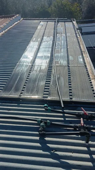 Calentador Solar Piscina Metal/Plástico