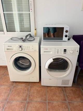 Lavadora Samsung/Secadora Bosch,microondas regalo