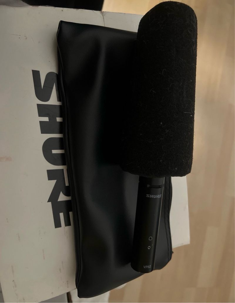 Micrófono Shure VP82 con espuma