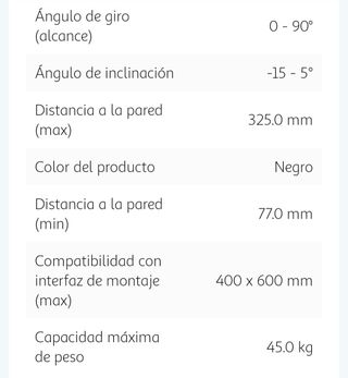 Soporte pared tv nuevo a estrenar