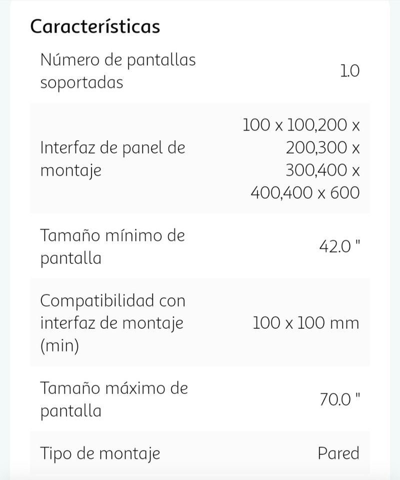 Soporte pared tv nuevo a estrenar afbeelding 3