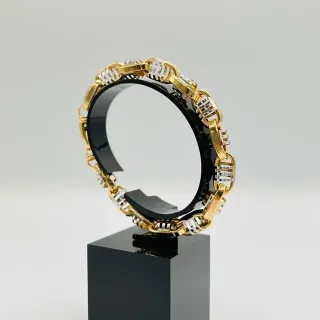Pulsera Barbate Bicolor 18k