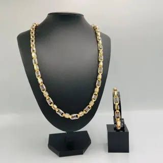 Pulsera Barbate Bicolor 18k