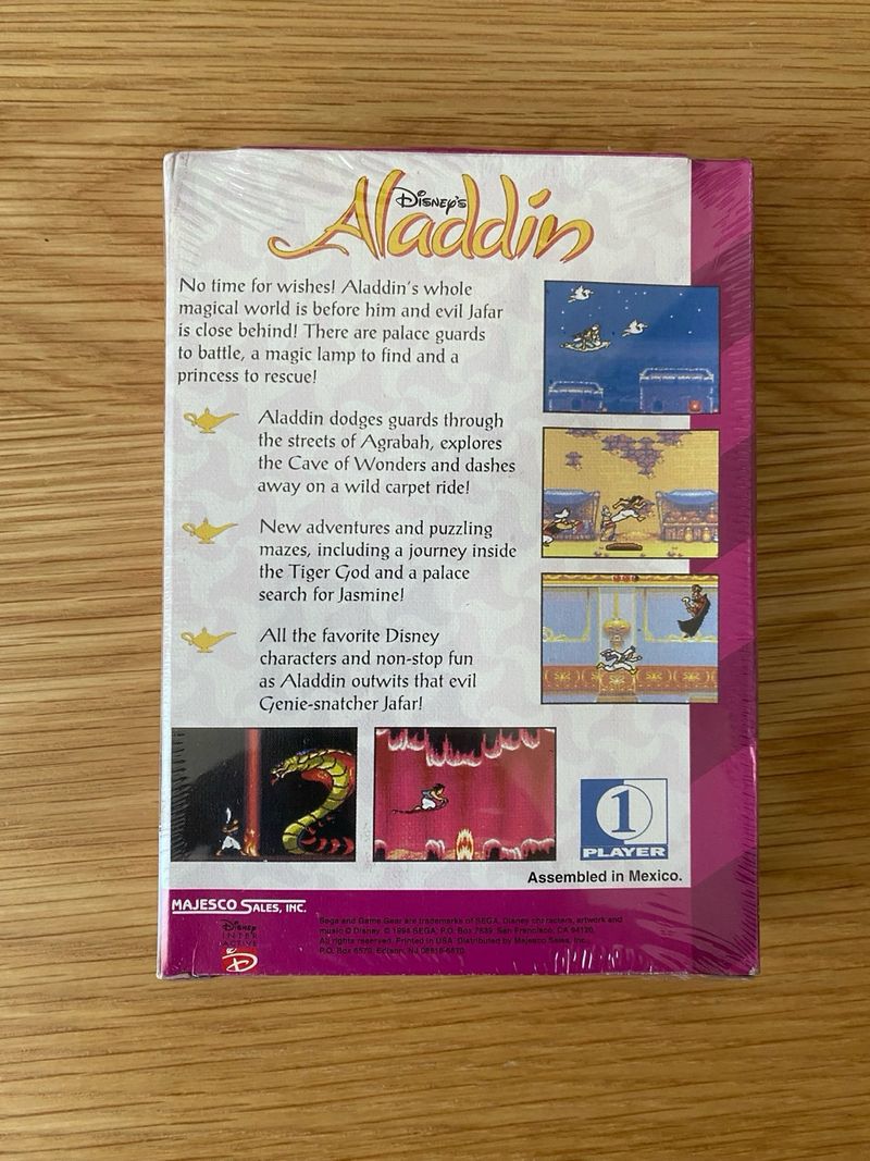Disney Aladdin Game Gear Precintado afbeelding 2
