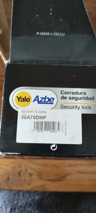 Cerradura Yale Marrón