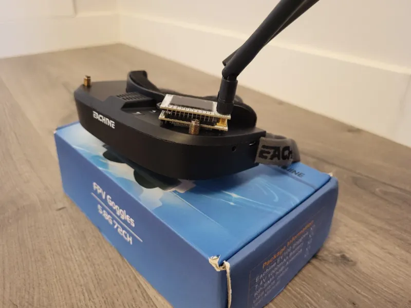Gafas FPV Eachine EV100 + pro58 diversity afbeelding 4