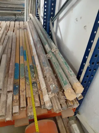 Reglas telescópicas de madera