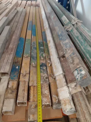 Reglas telescópicas de madera