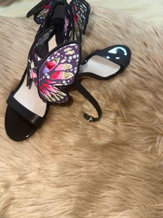 Sandalias mariposa tacón talla 40