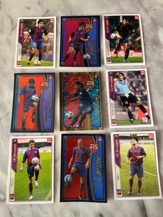 Cromos liga Fichas 2005 FC Barcelona