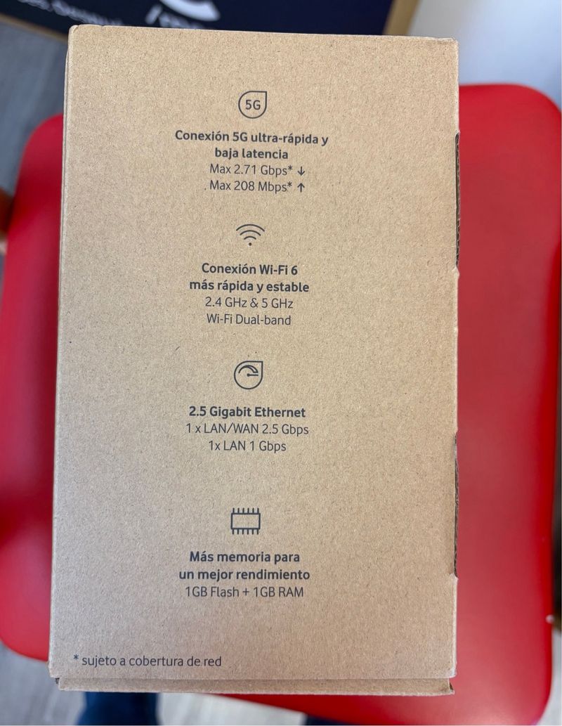 Router Vodafone GigaCube 5G Wi-Fi 6 afbeelding 2